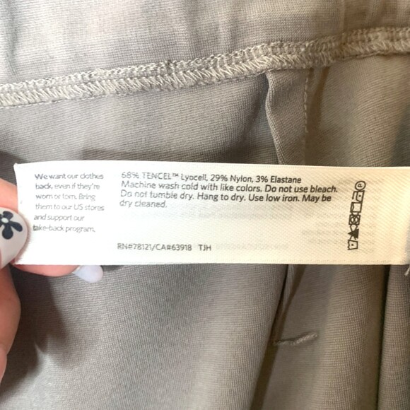 EILEEN FISHER Women’s Pants Small Gray Tencel Blend Straight Leg Comfort - Picture 5 of 7